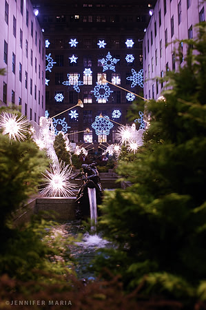 Display near Rockefeller Center
